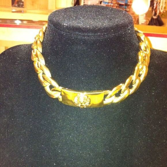 Beautiful Id chain with a lion in the center - Picture 1 of 2